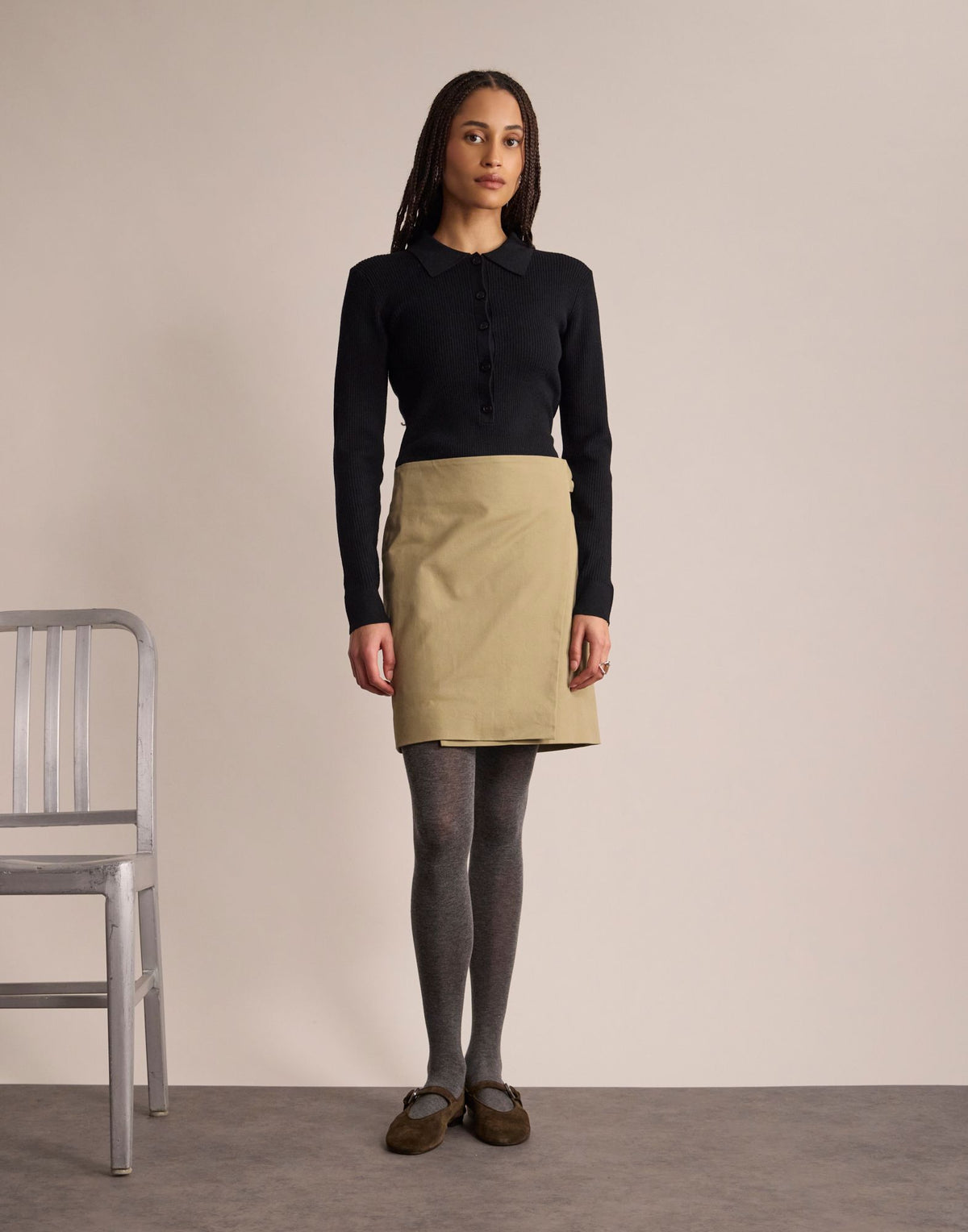 Falda Margareth Beige