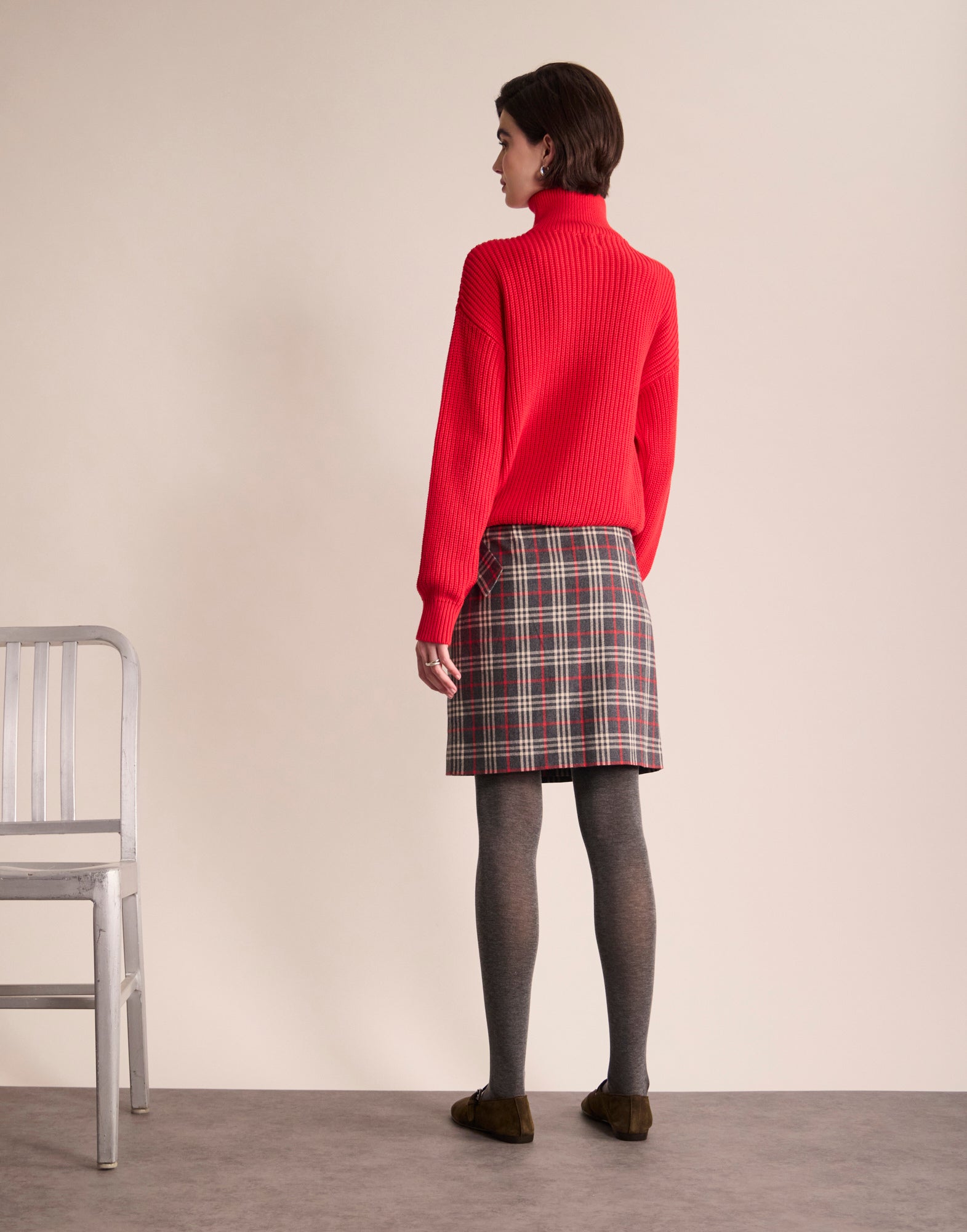 Roter Logan-Pullover