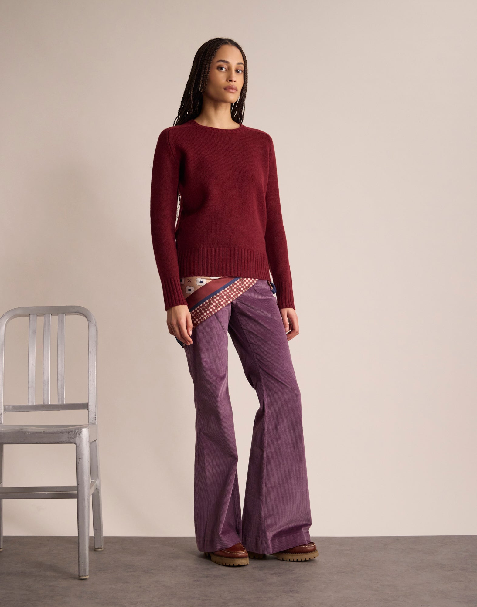 Pull Noelly Bordeaux