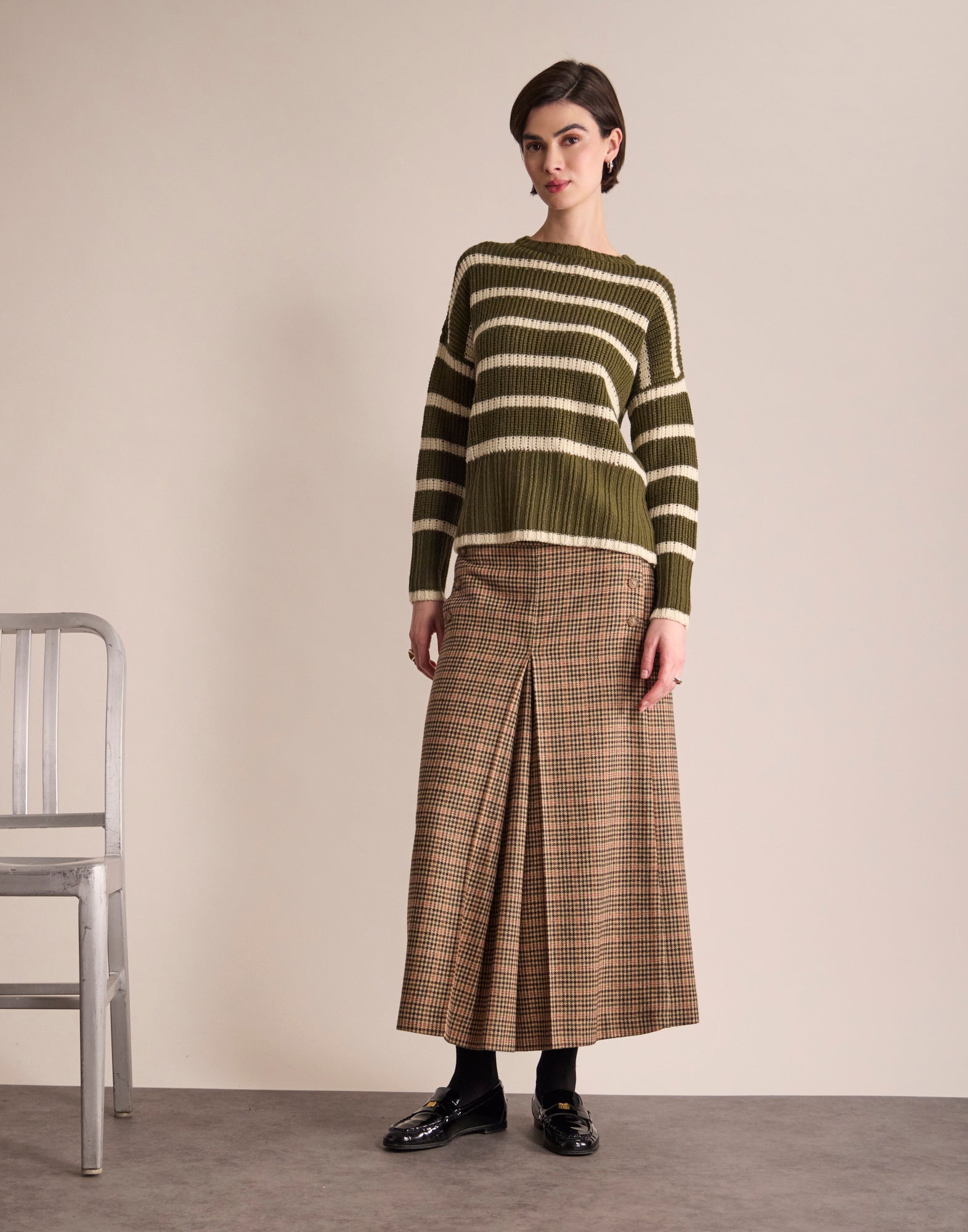 Maelia Striped Jumper