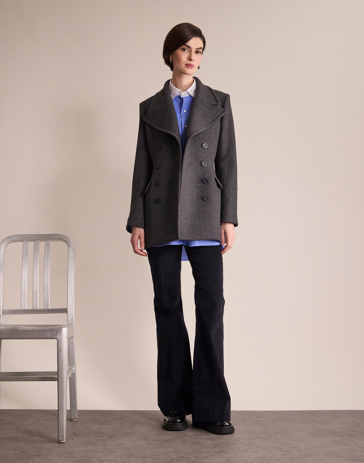 Grey Teddy Coat