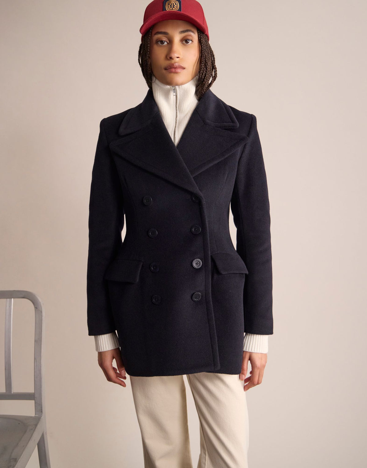 Manteau Teddy Marine