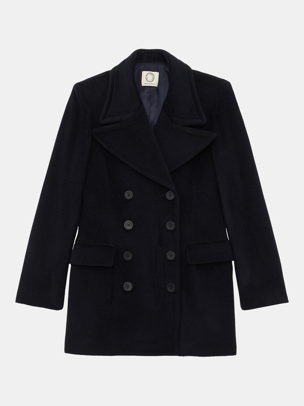 Navy Teddy Coat