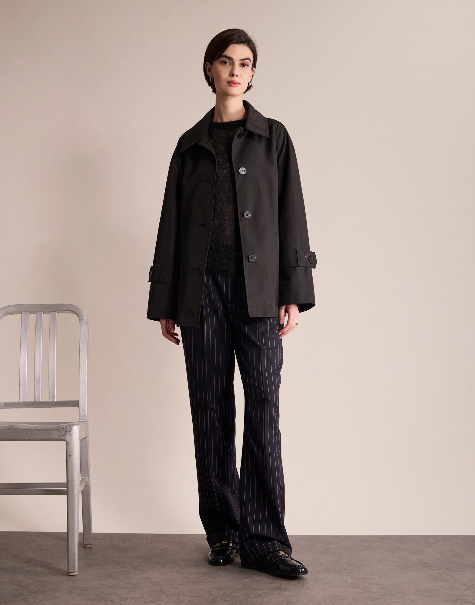 Trenchcoat Tess Schwarz