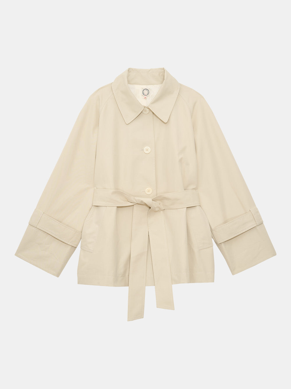 Tess Ecru Trench Coat