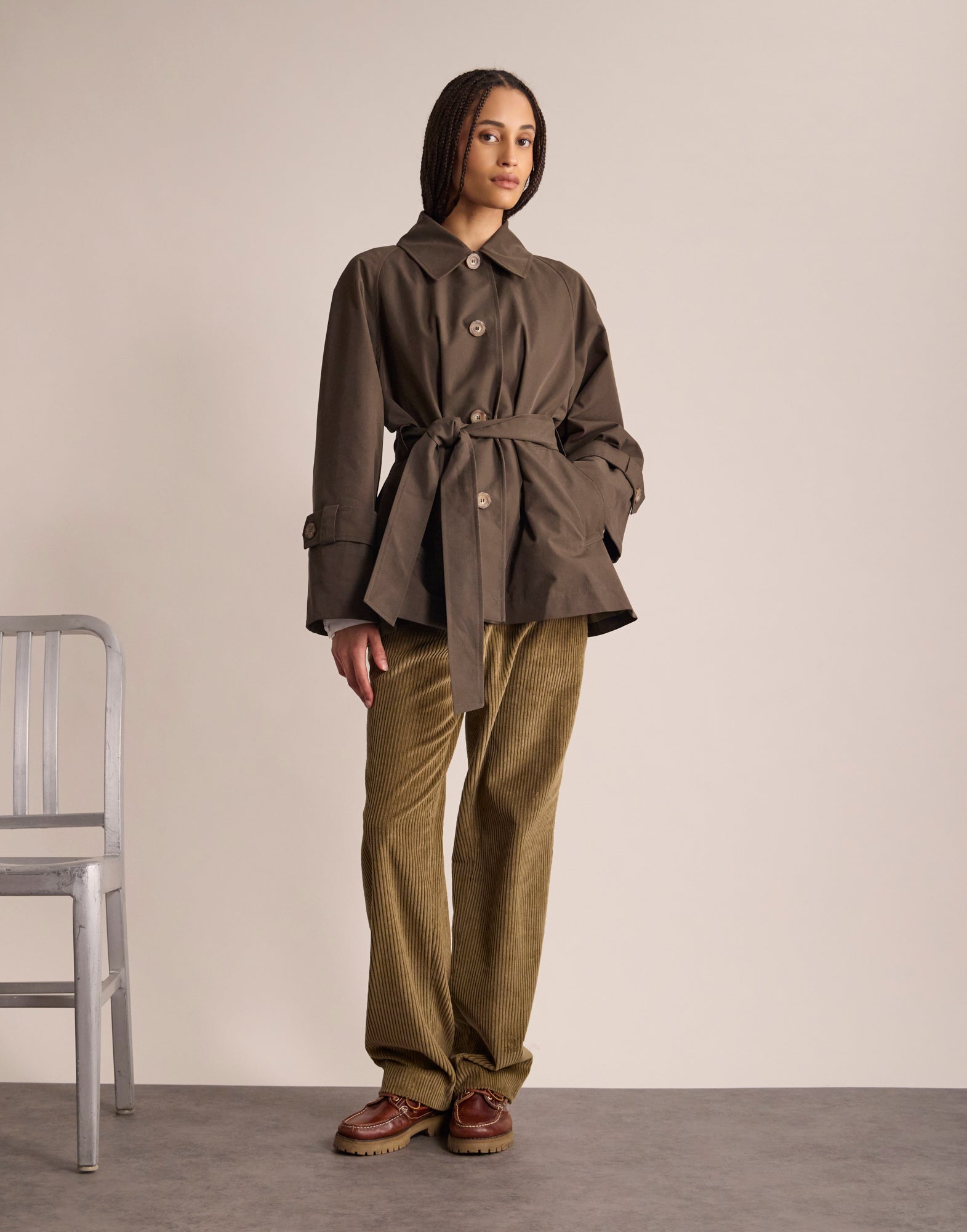 Tess Khaki Trench Coat