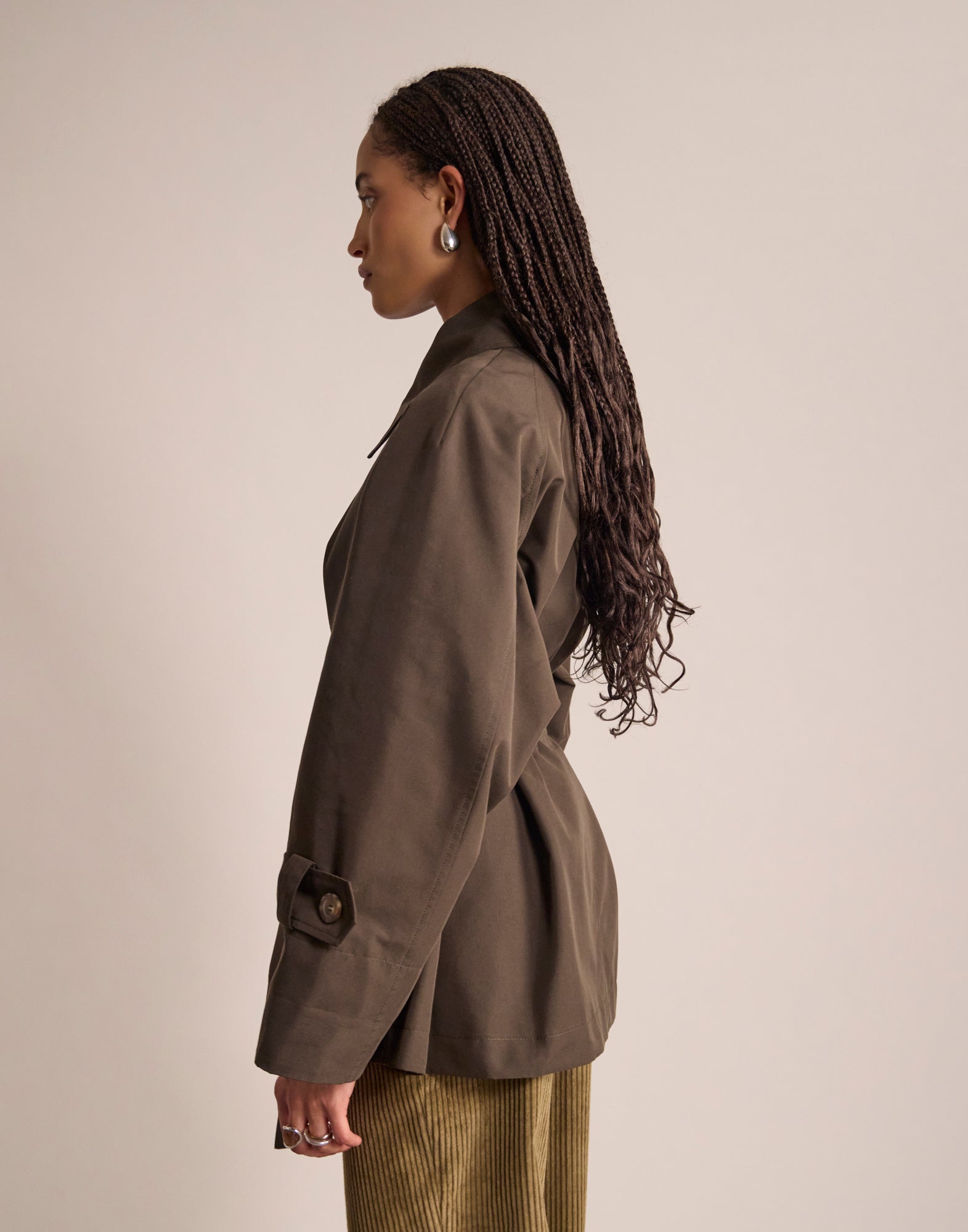 Tess Khaki Trench Coat