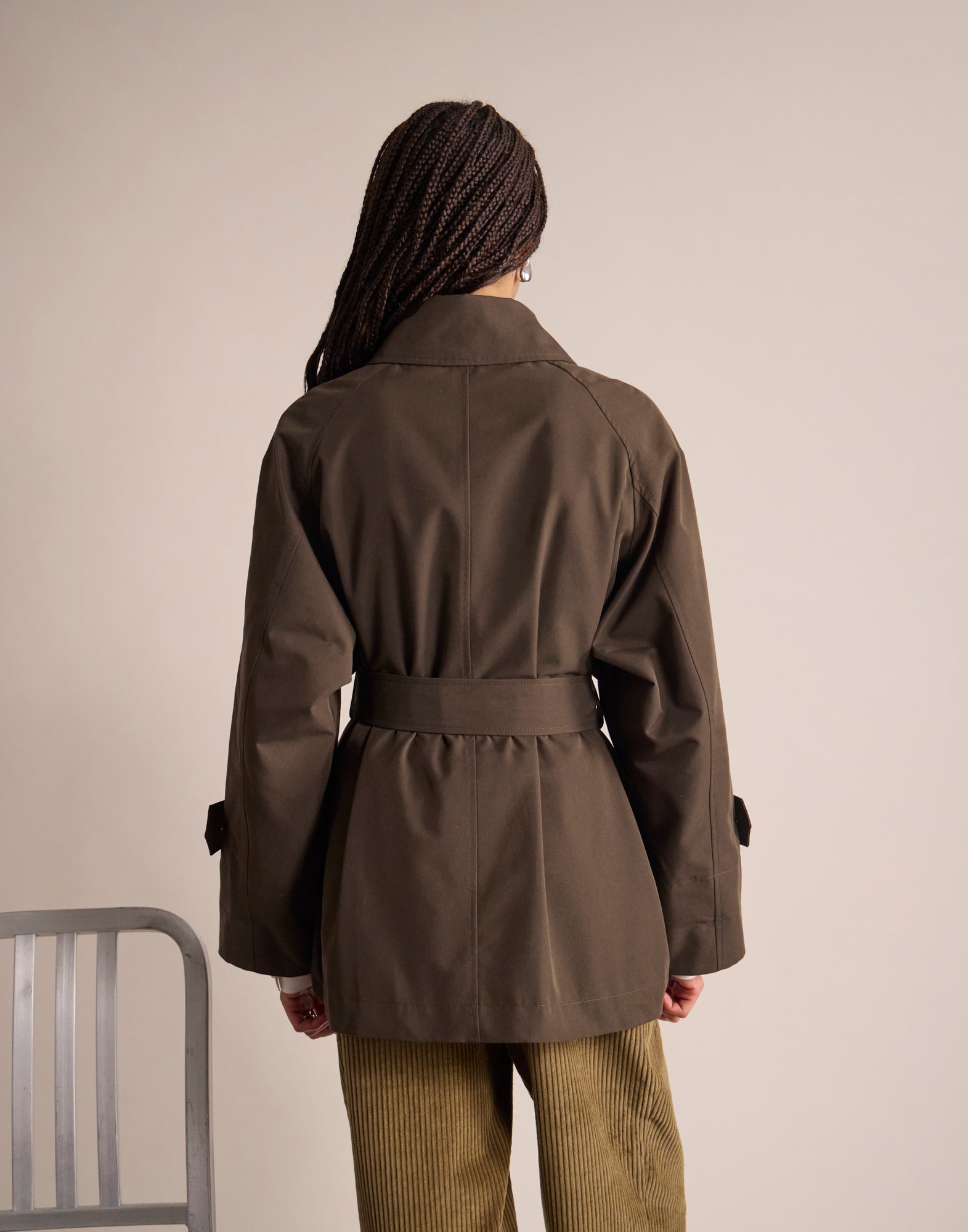 Tess Khaki Trench Coat