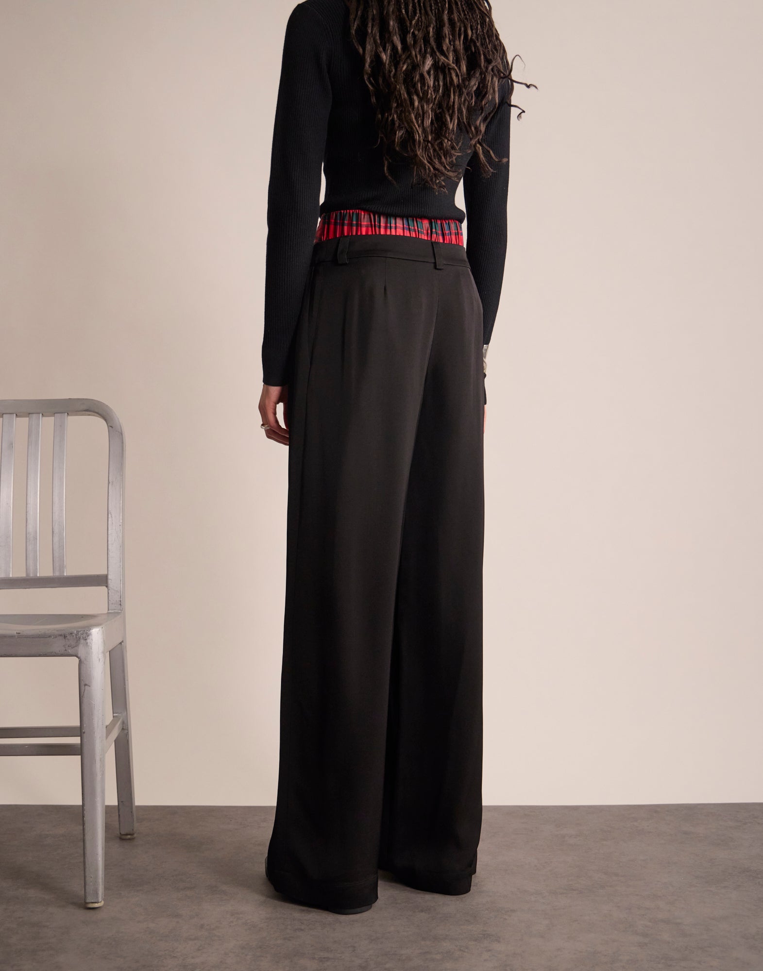 Luciano black trousers