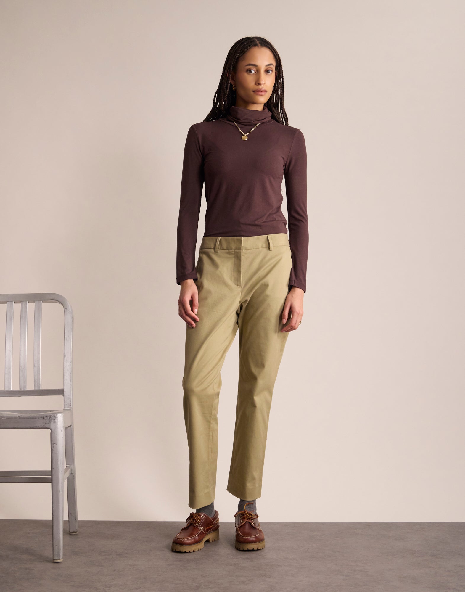 Pantaloni Audrey beige