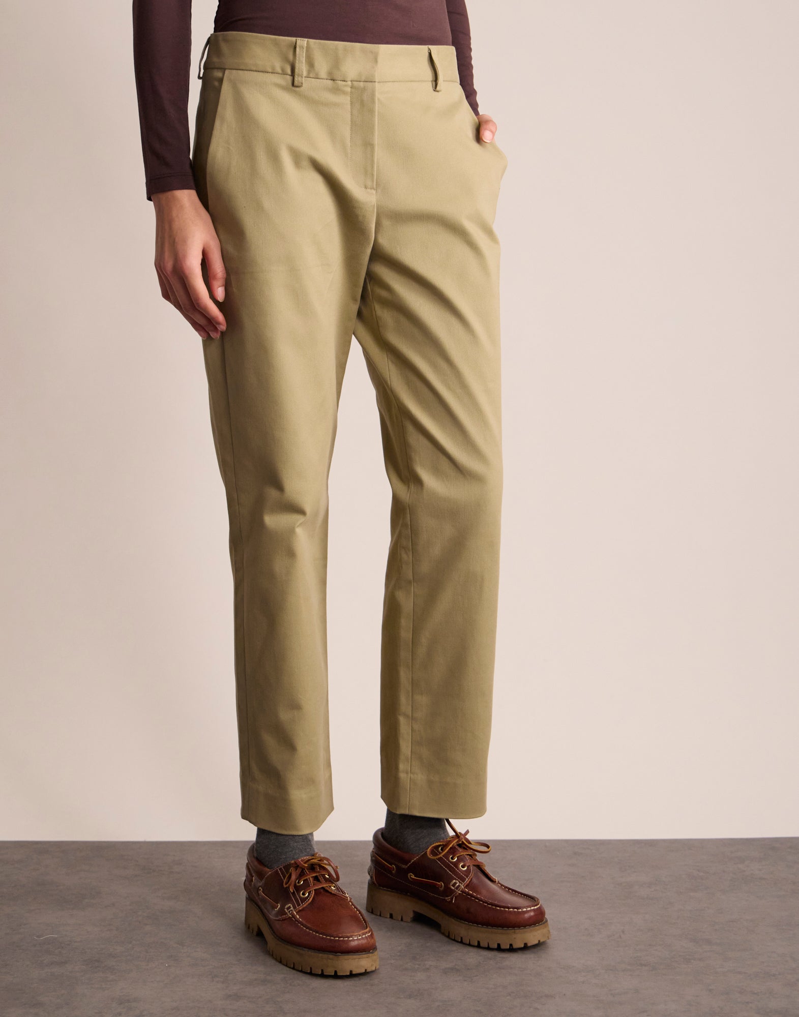 Pantaloni Audrey beige