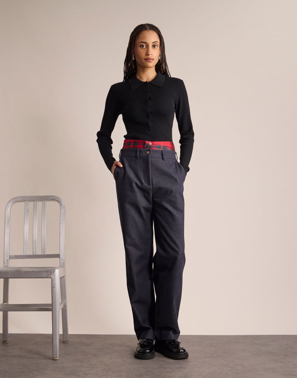 Pantalon Thelma Bleu