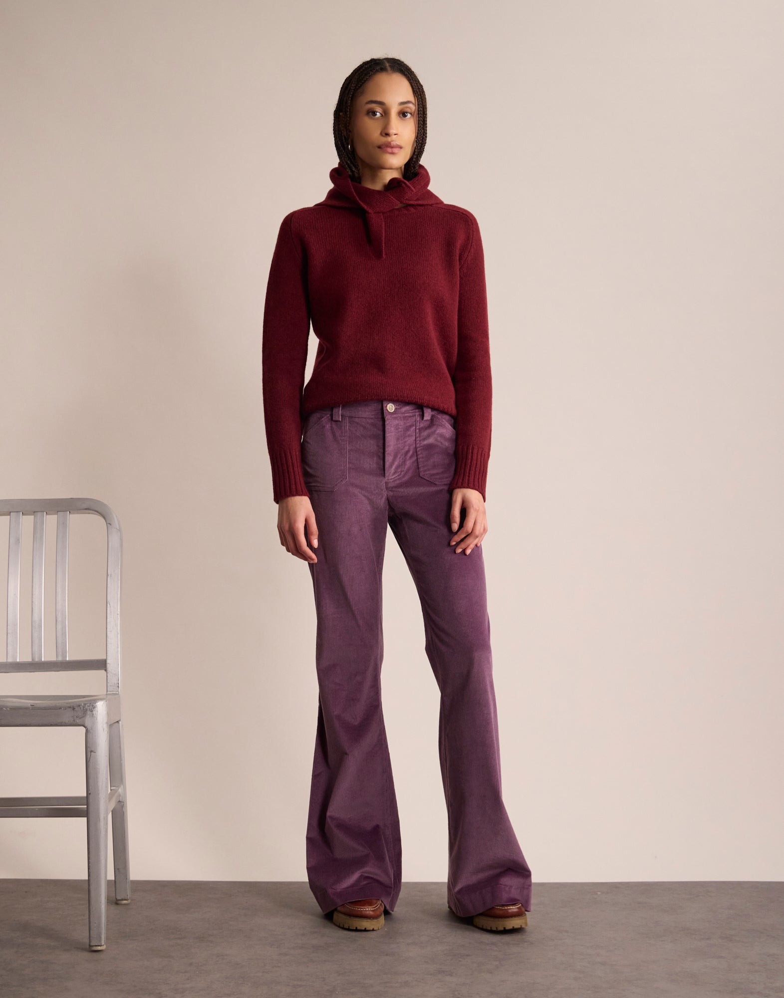 Pantalones Charlyse morados