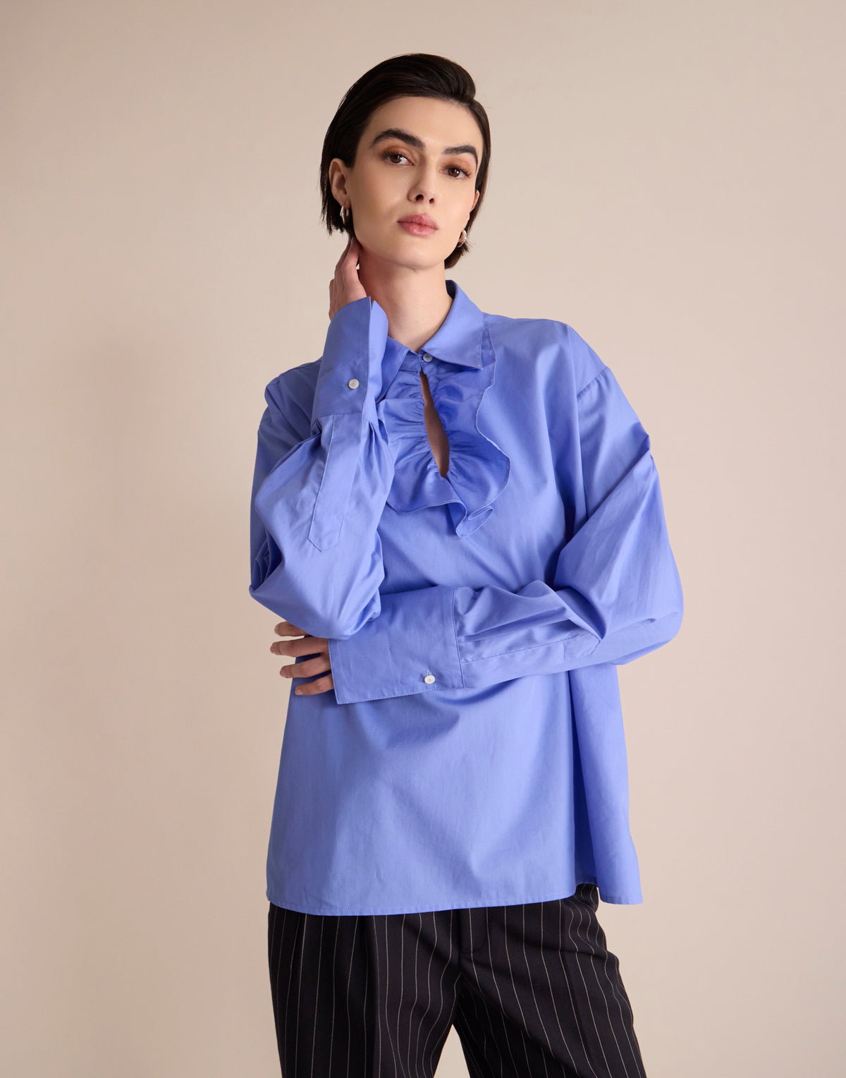 Ortiz Blue Shirt