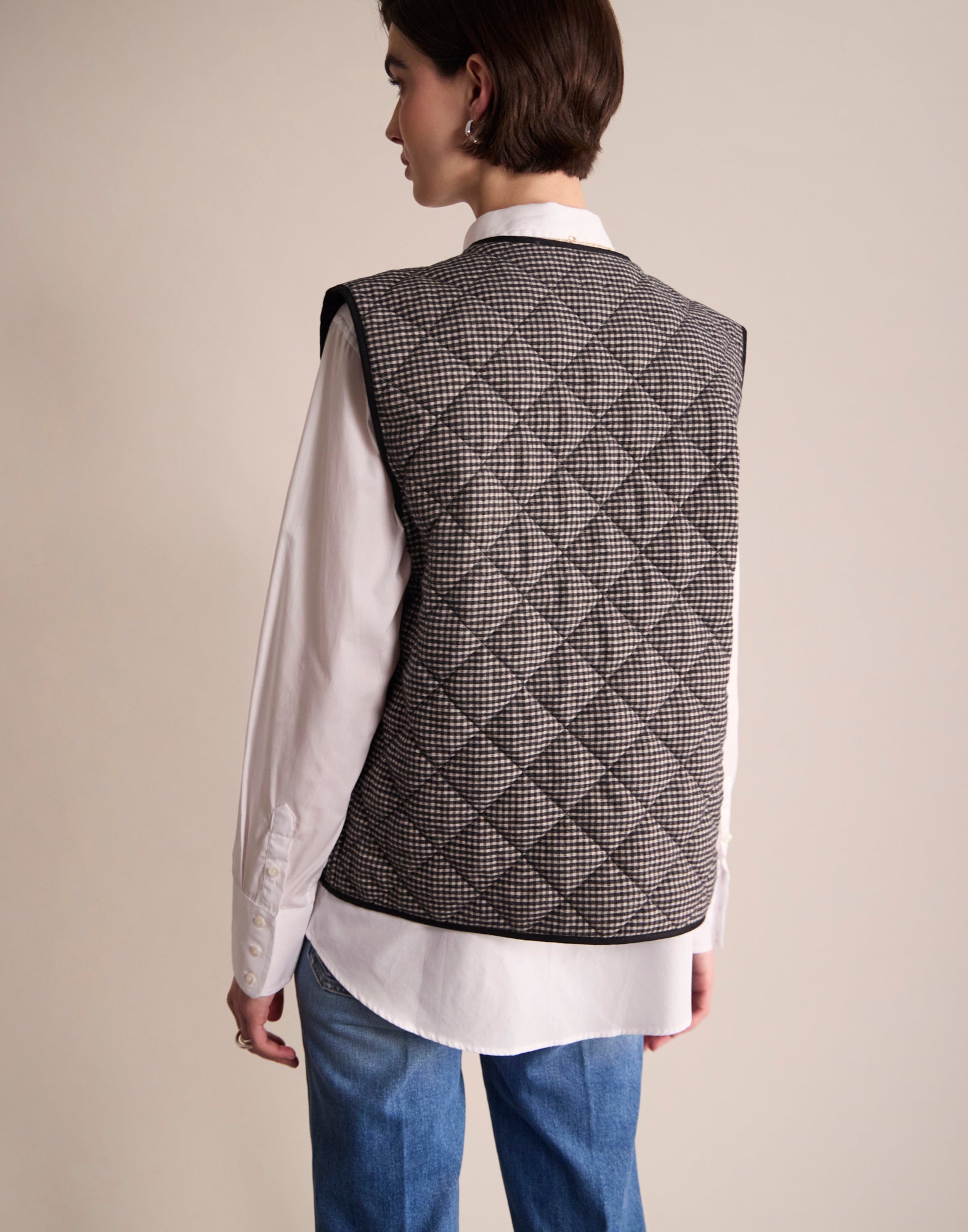 Chaqueta de invierno a cuadros
