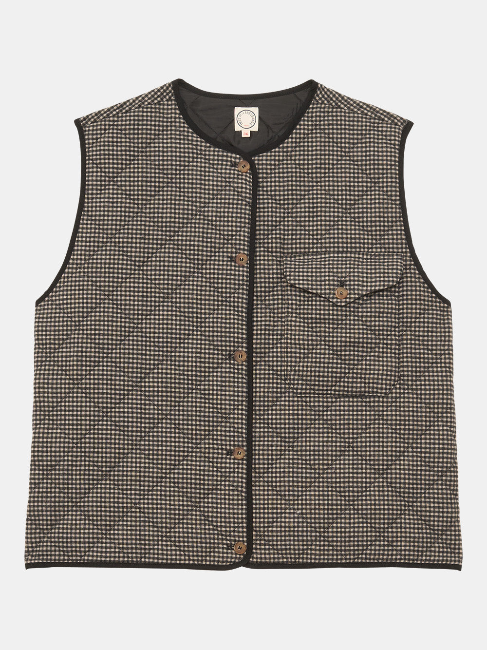 Chaqueta de invierno a cuadros