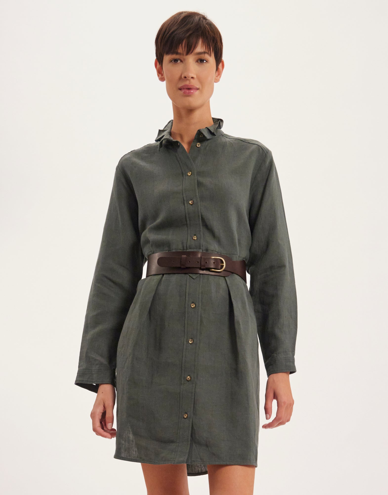 Black Paulette Belt