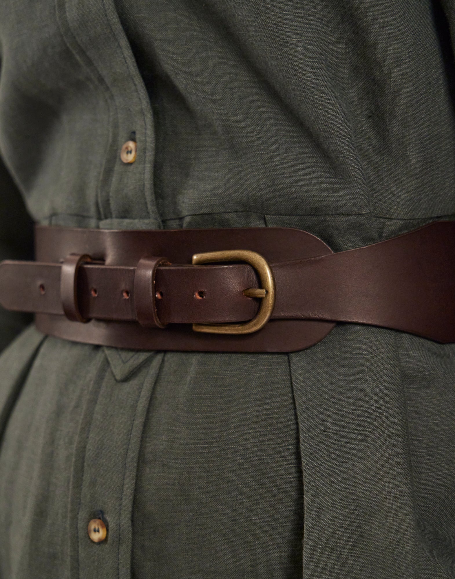 Black Paulette Belt