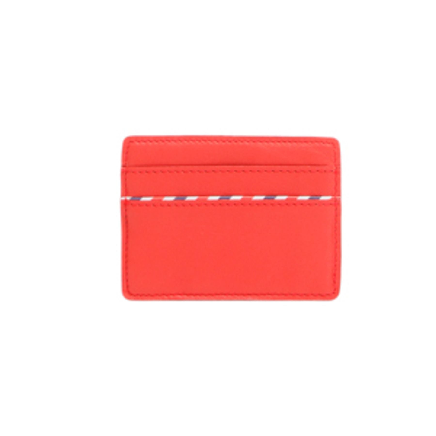 Marcia red leather card case