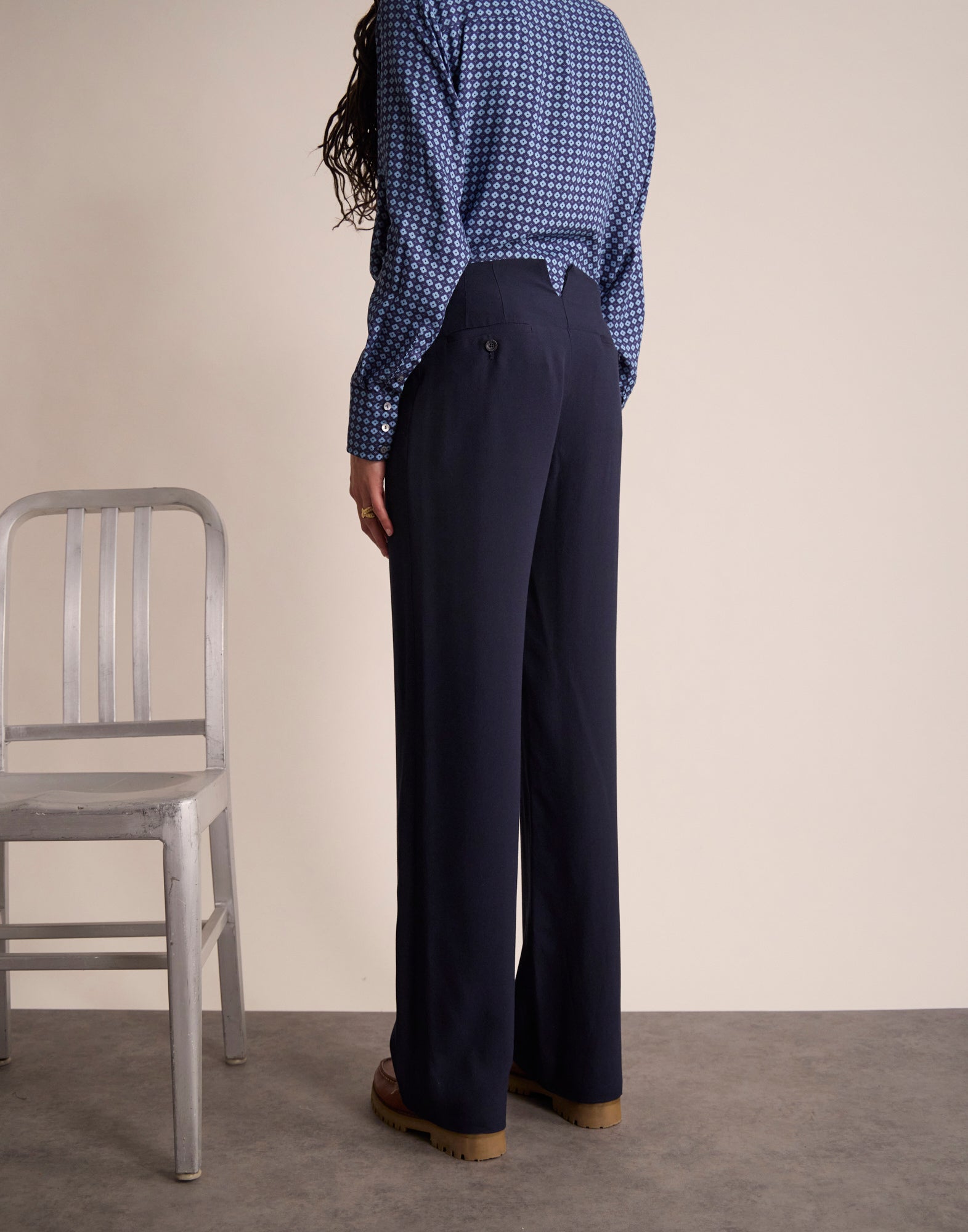 Pantaloni Gabriel blu navy OLD REF