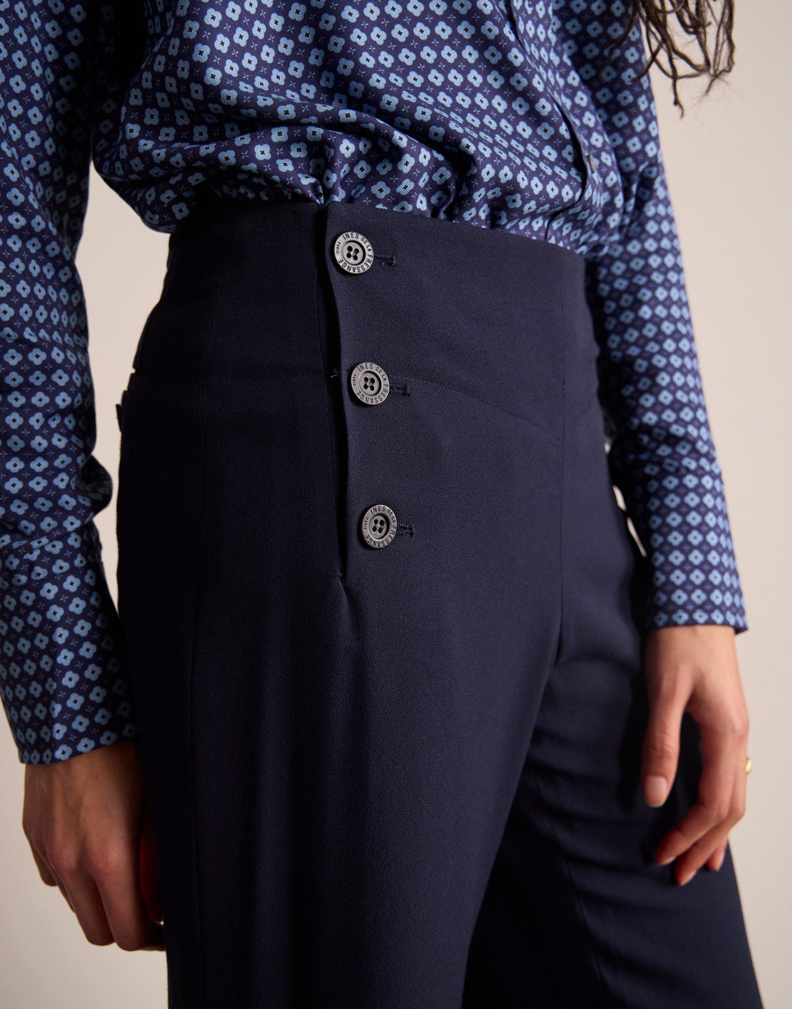 Pantaloni Gabriel blu navy OLD REF