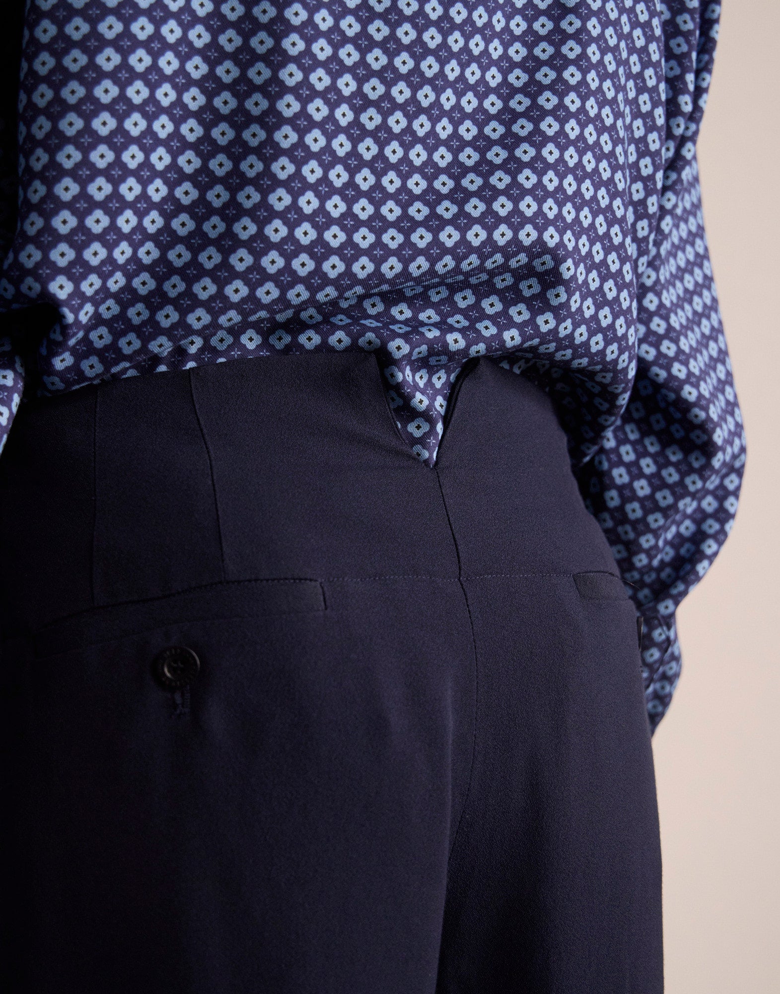 Pantaloni Gabriel blu navy OLD REF