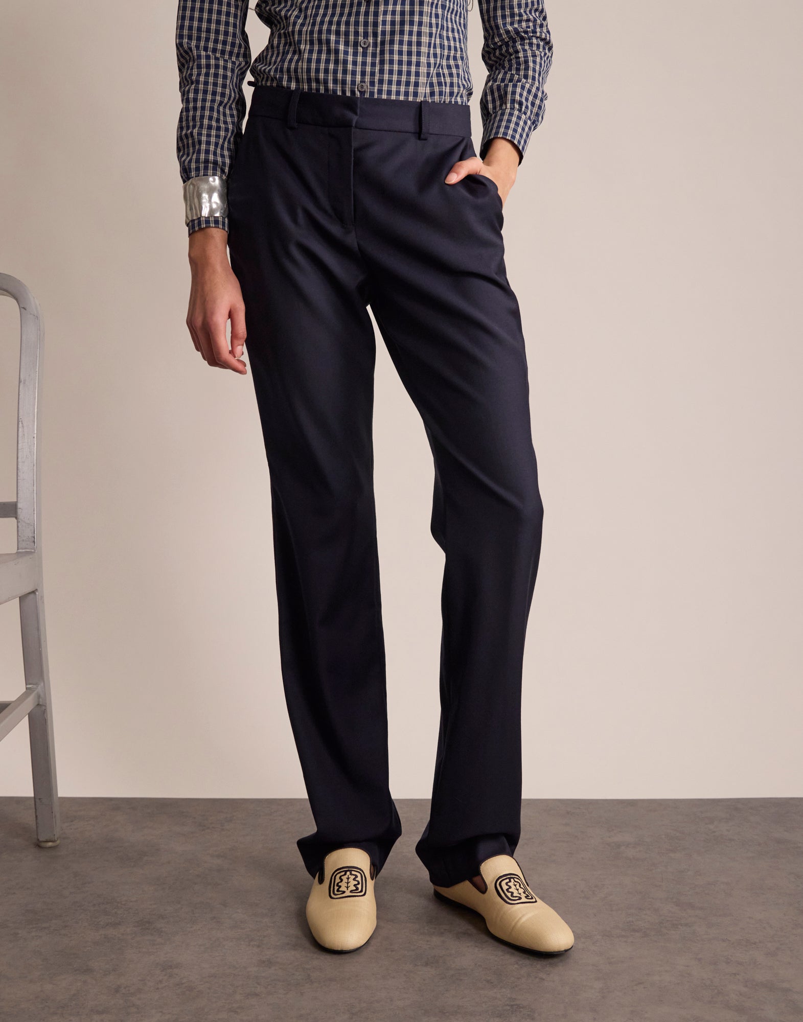 Anatole-Hose marineblau