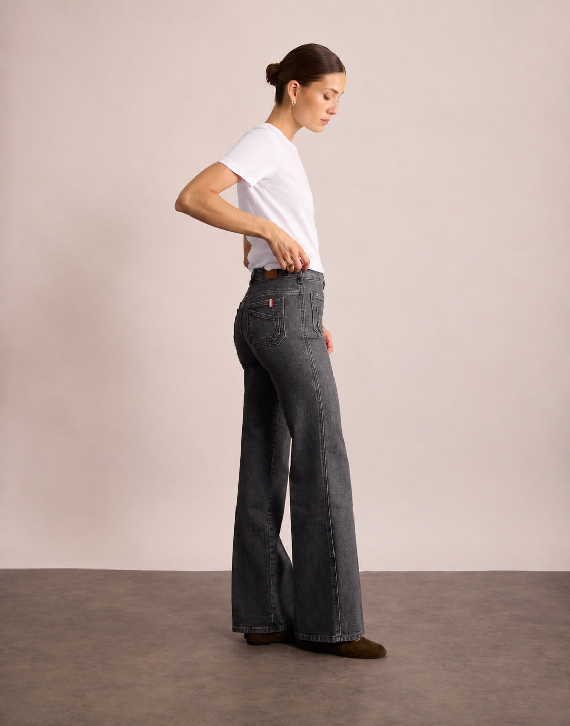 Graue Jeans von Rick