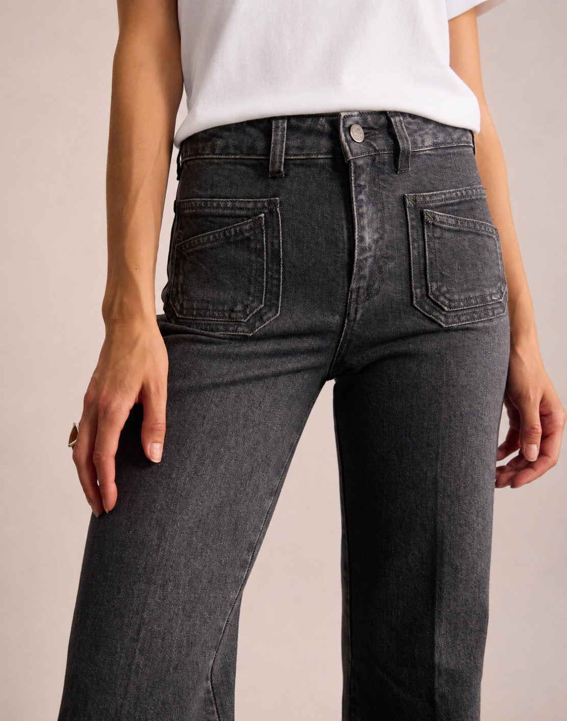 Graue Jeans von Rick