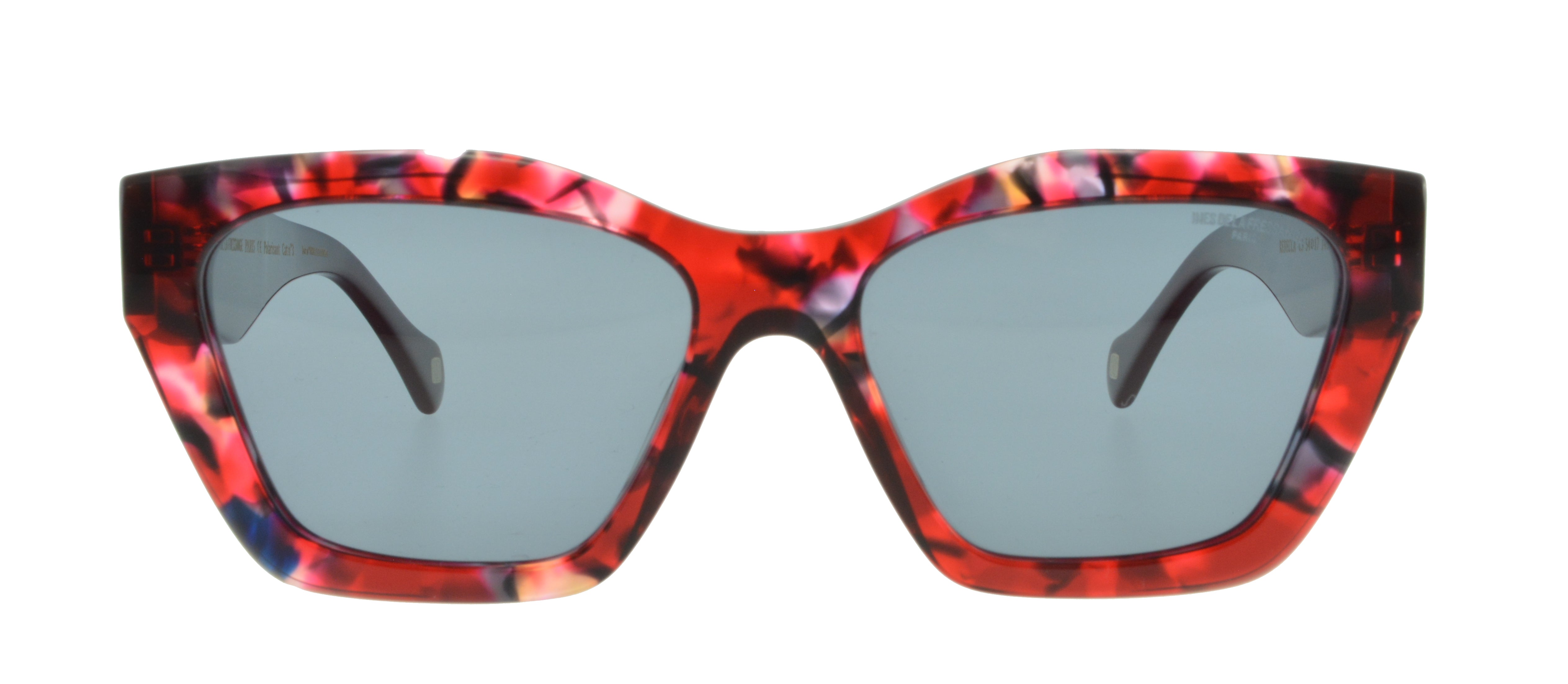 Rebecca red textured sunglasses