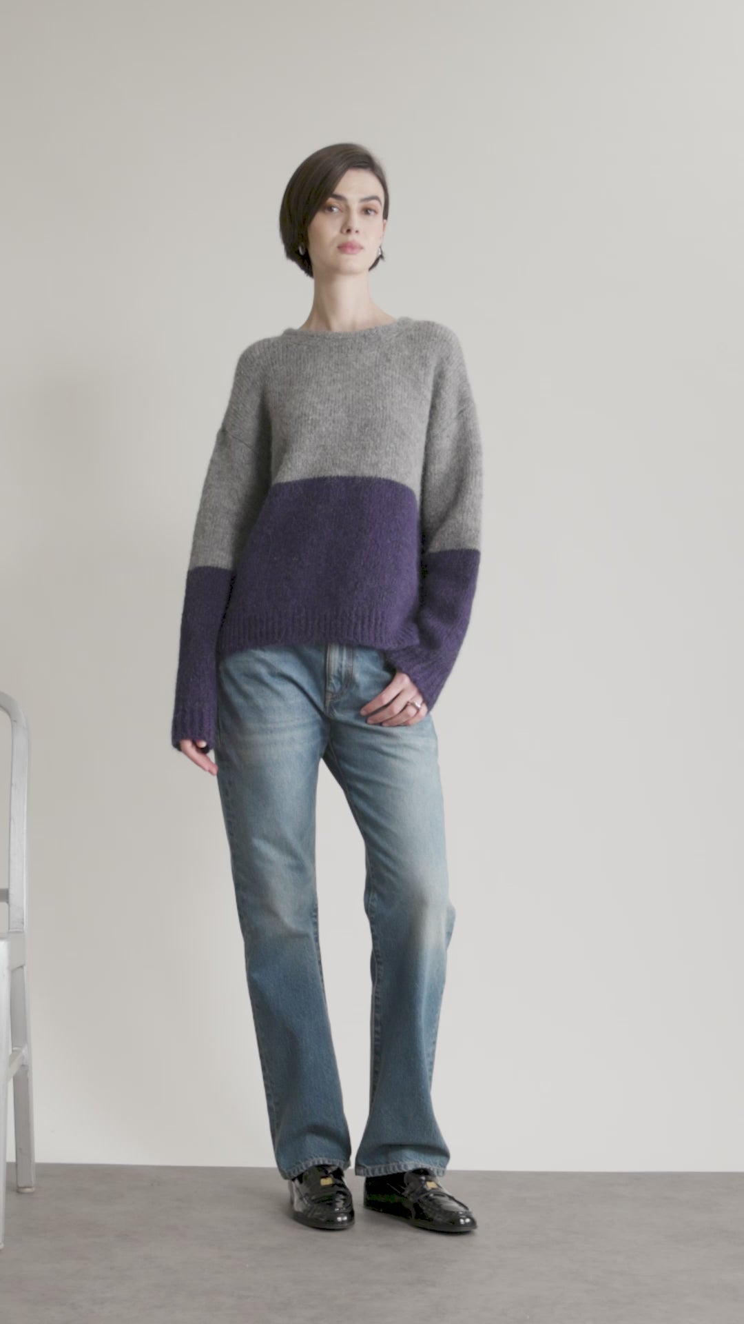 MASTER_17K135WP001A-P283 NAVY GREY-XS - video