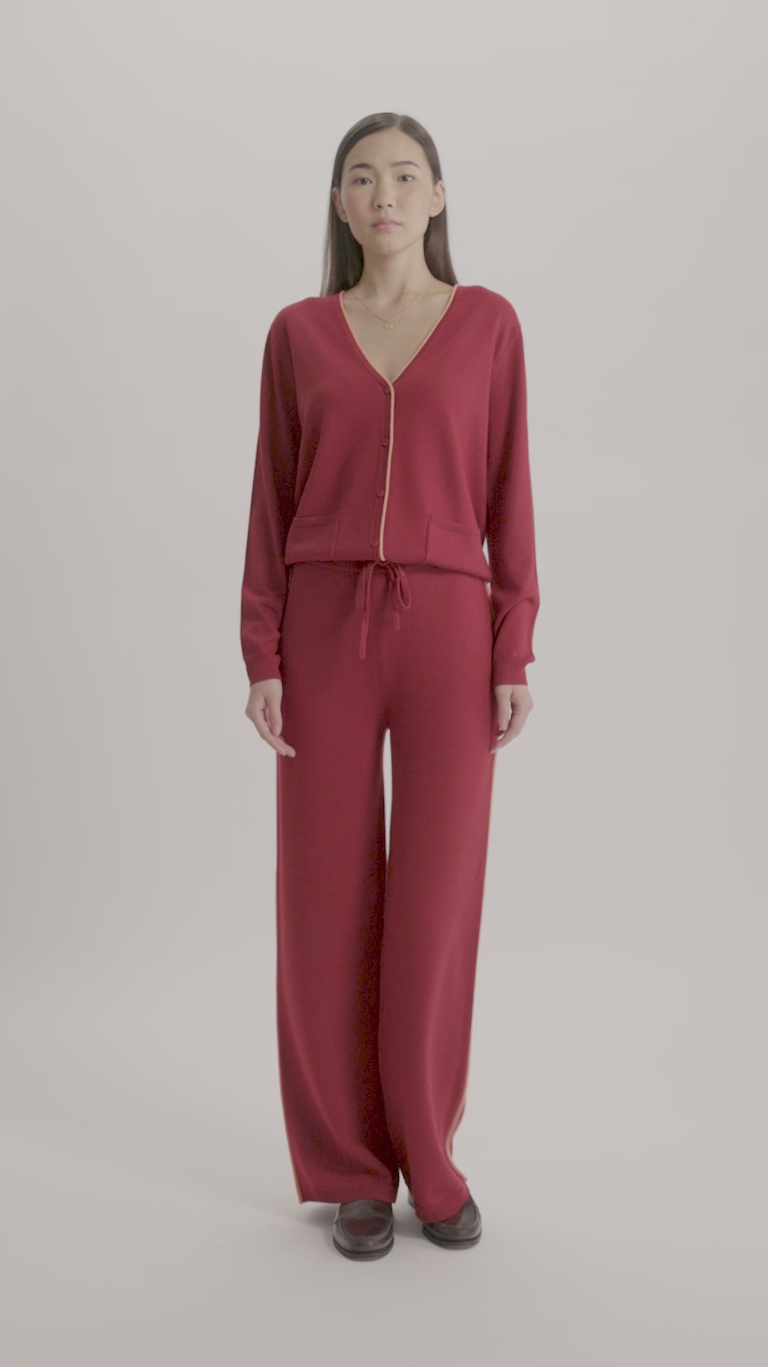 MASTER_15K118WE007-P341 BURGUNDY CORAL-XS - video