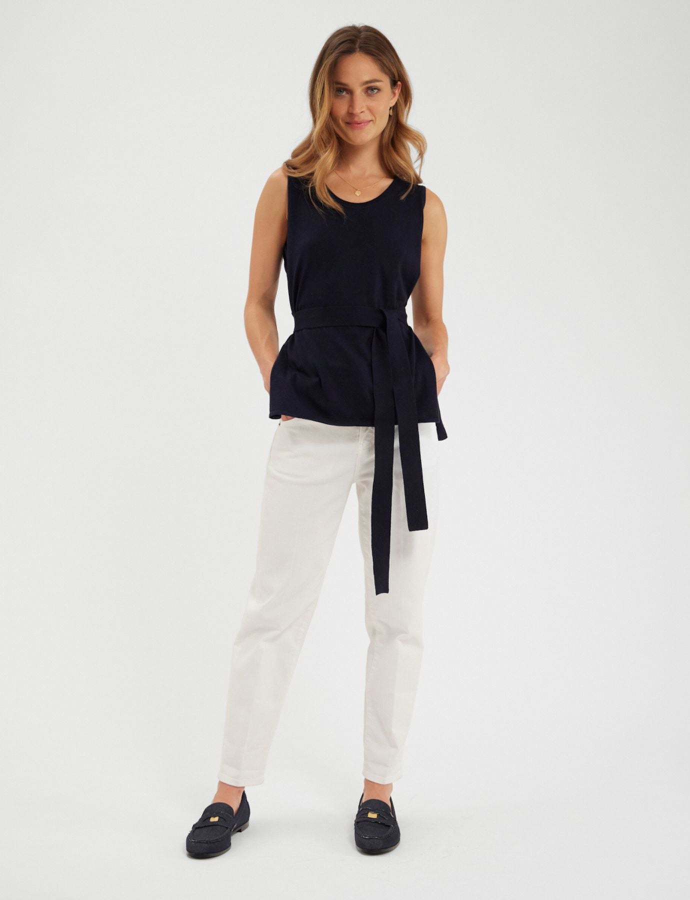 Top Albane Navy