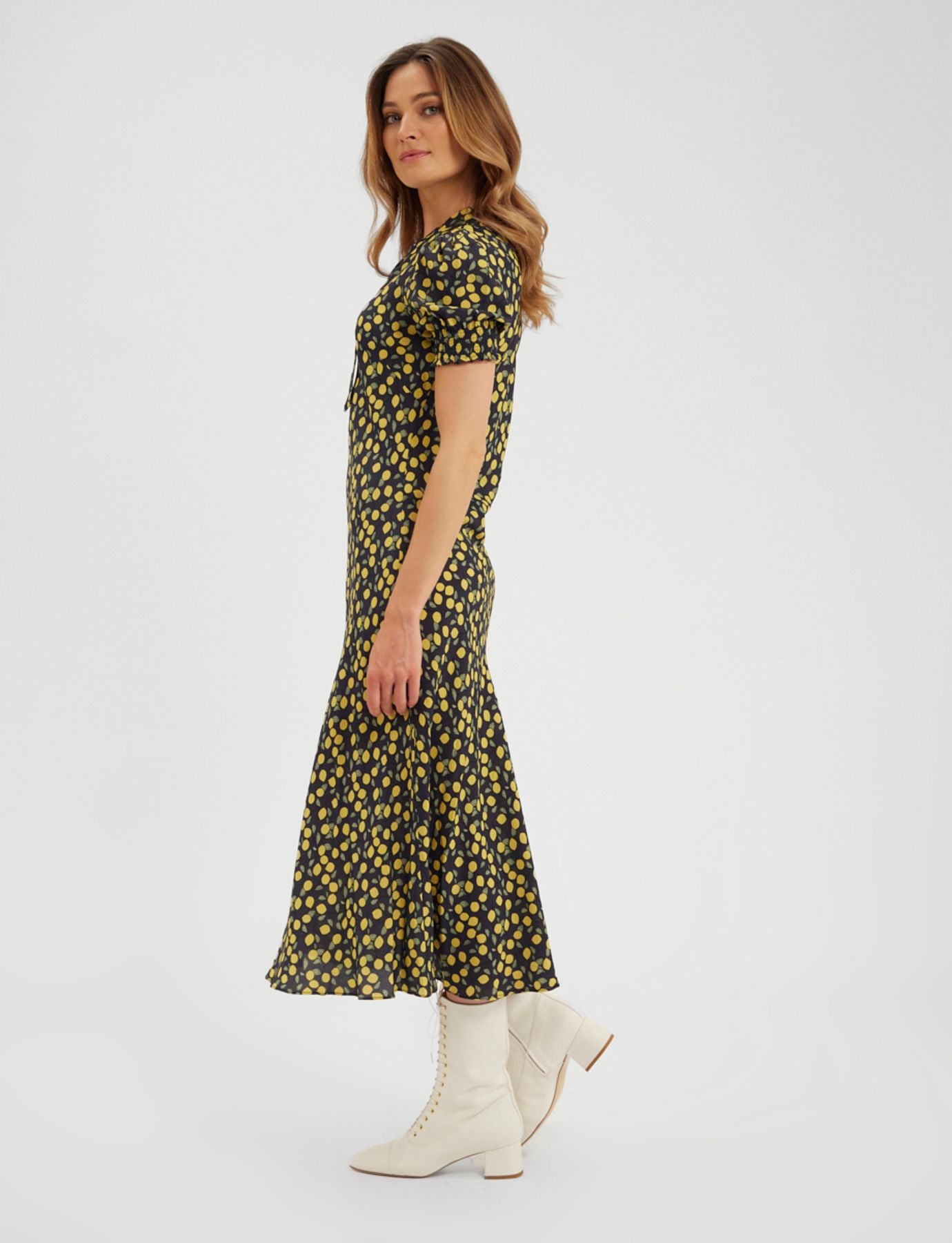 Robe Cerise imprimé Lemon-Navy
