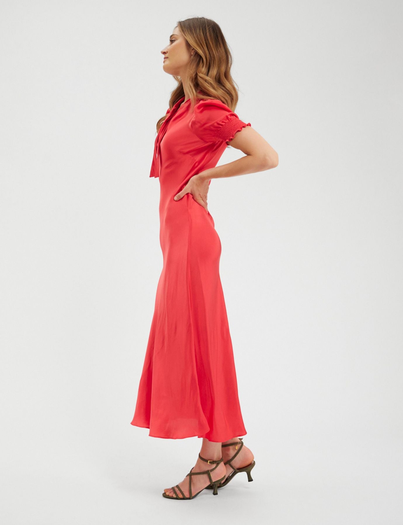CERISE COCKTAIL DRESS