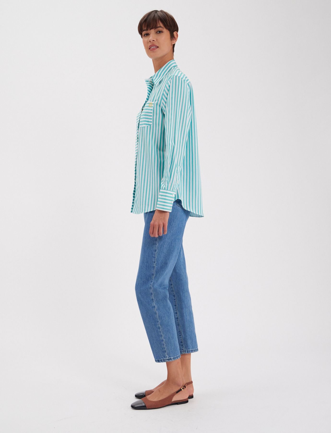 Maureen camisa turquesa