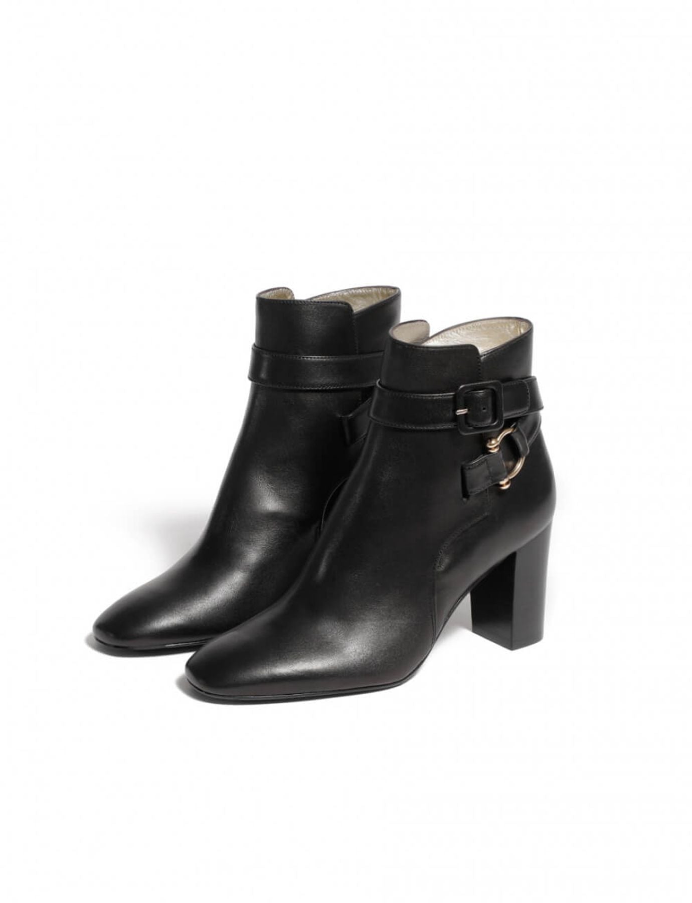 Stivali Betty in pelle nera
