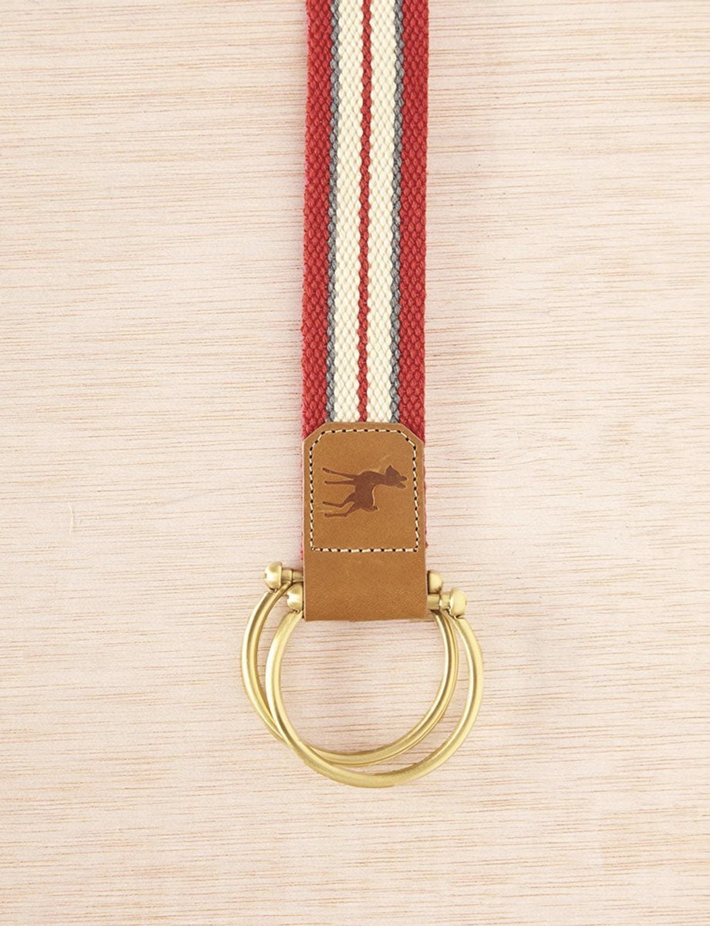 Red and white Germaine belt