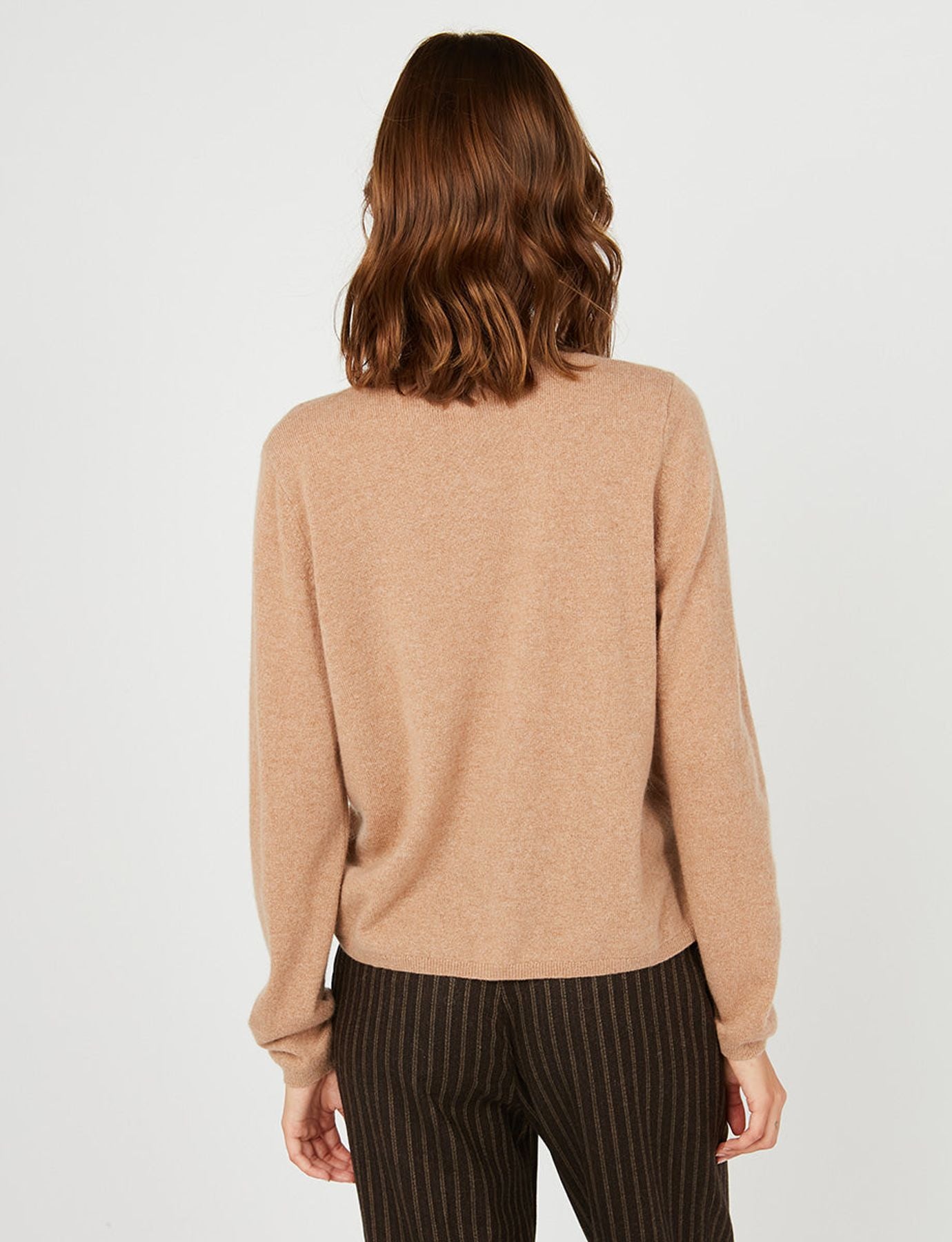 Cardigan Cesaria in cammello