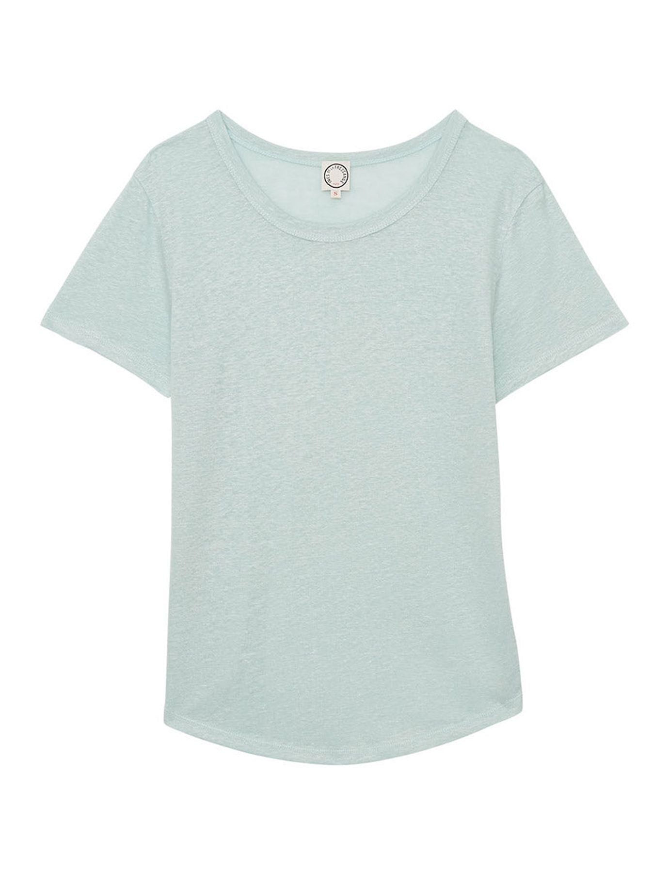 t-shirt-lison-en-lin-turquoise