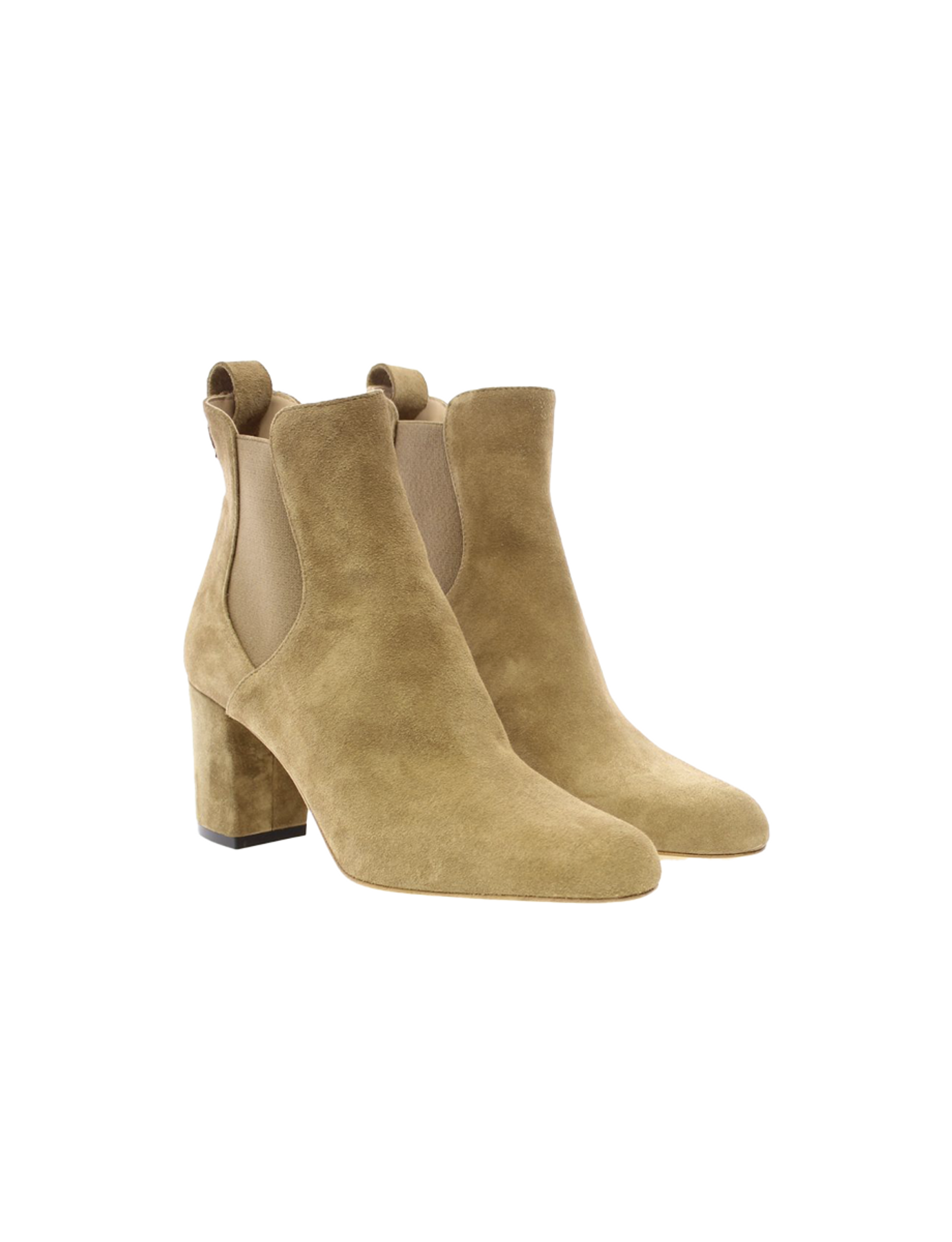Bottines talons sable Ines de la Fressange Paris