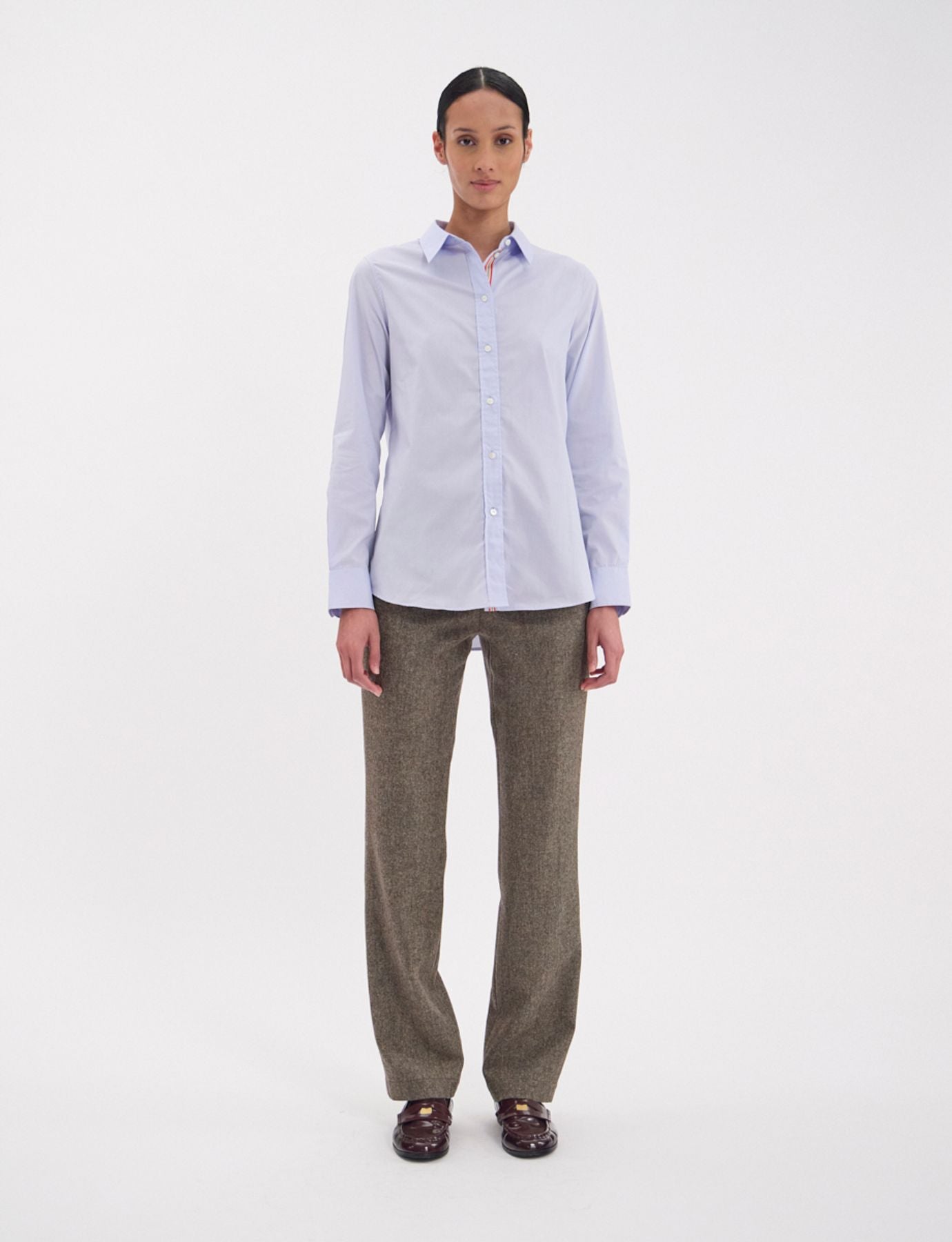 Chemise Martin coton bleu ciel