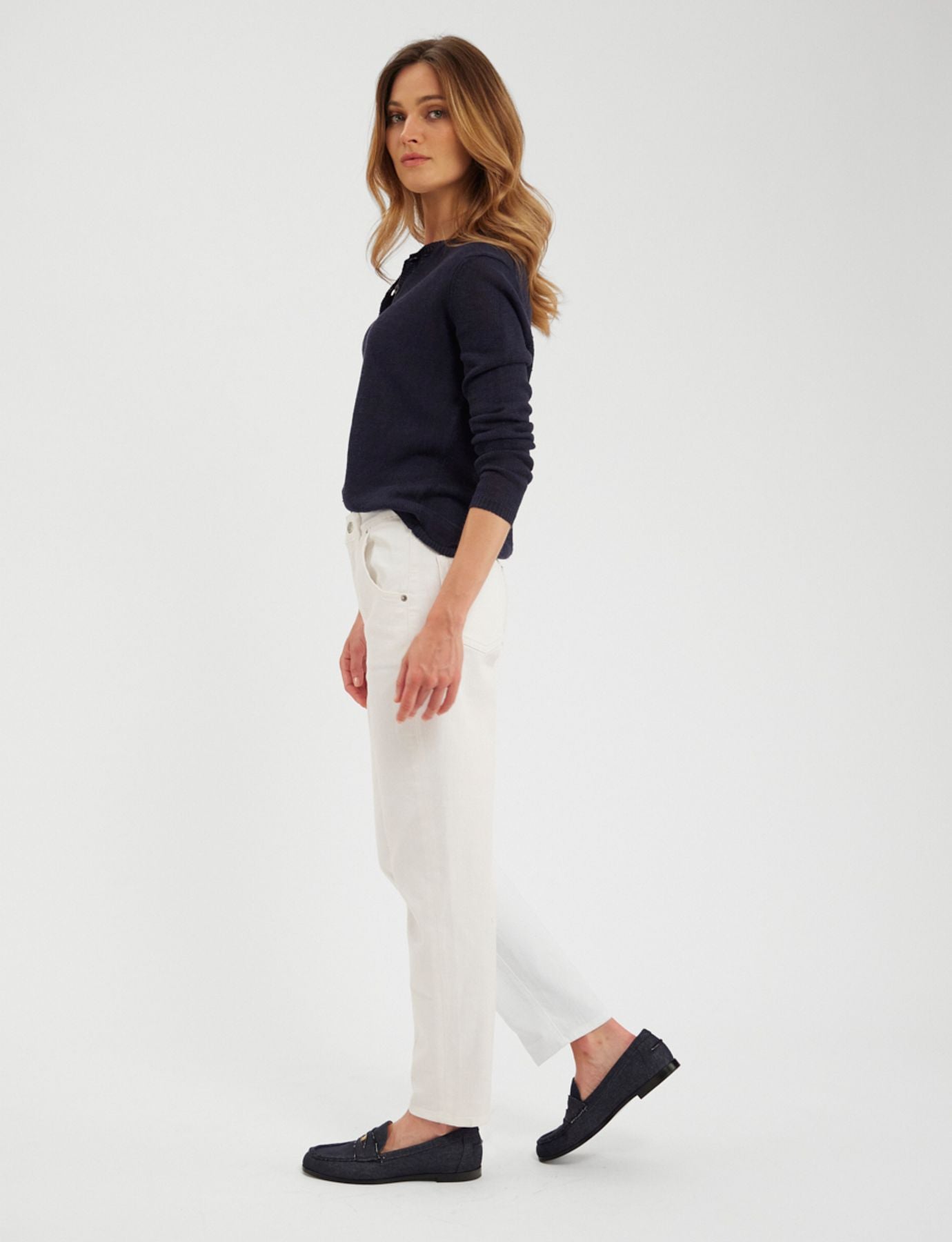 Jeans bianchi Luna x Notify