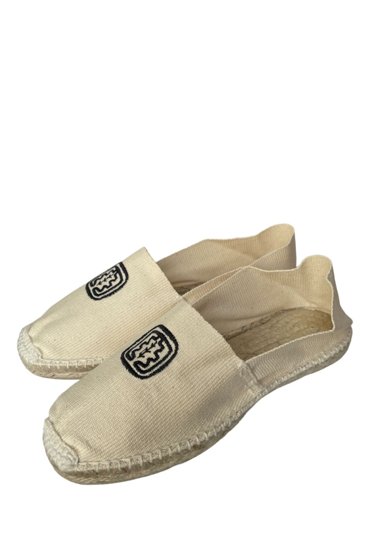 Francine Espadrilles aus ungebleichter Baumwolle