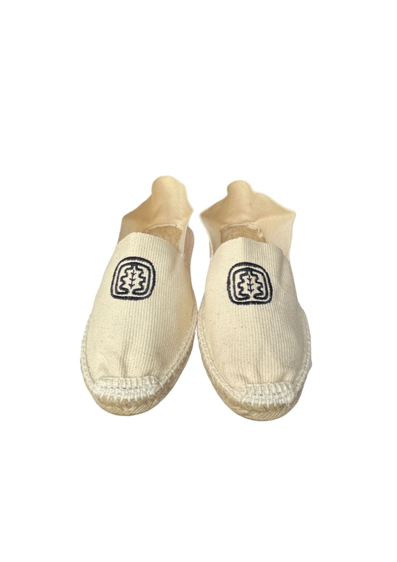 Francine Espadrilles aus ungebleichter Baumwolle