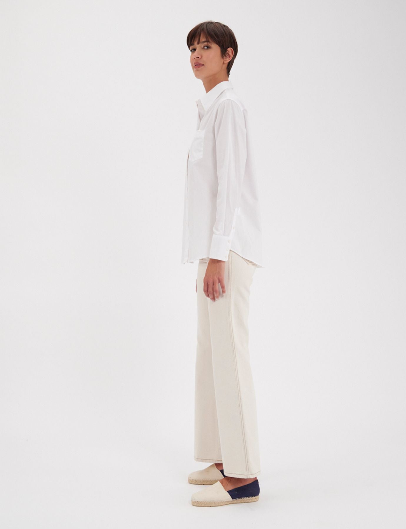 Maureen white cotton shirt