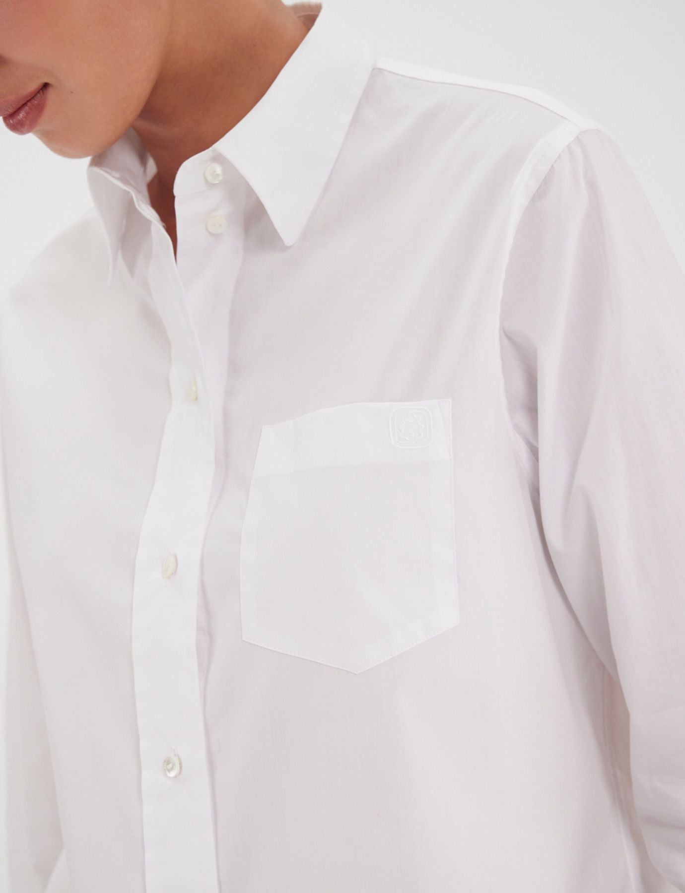 Maureen white cotton shirt