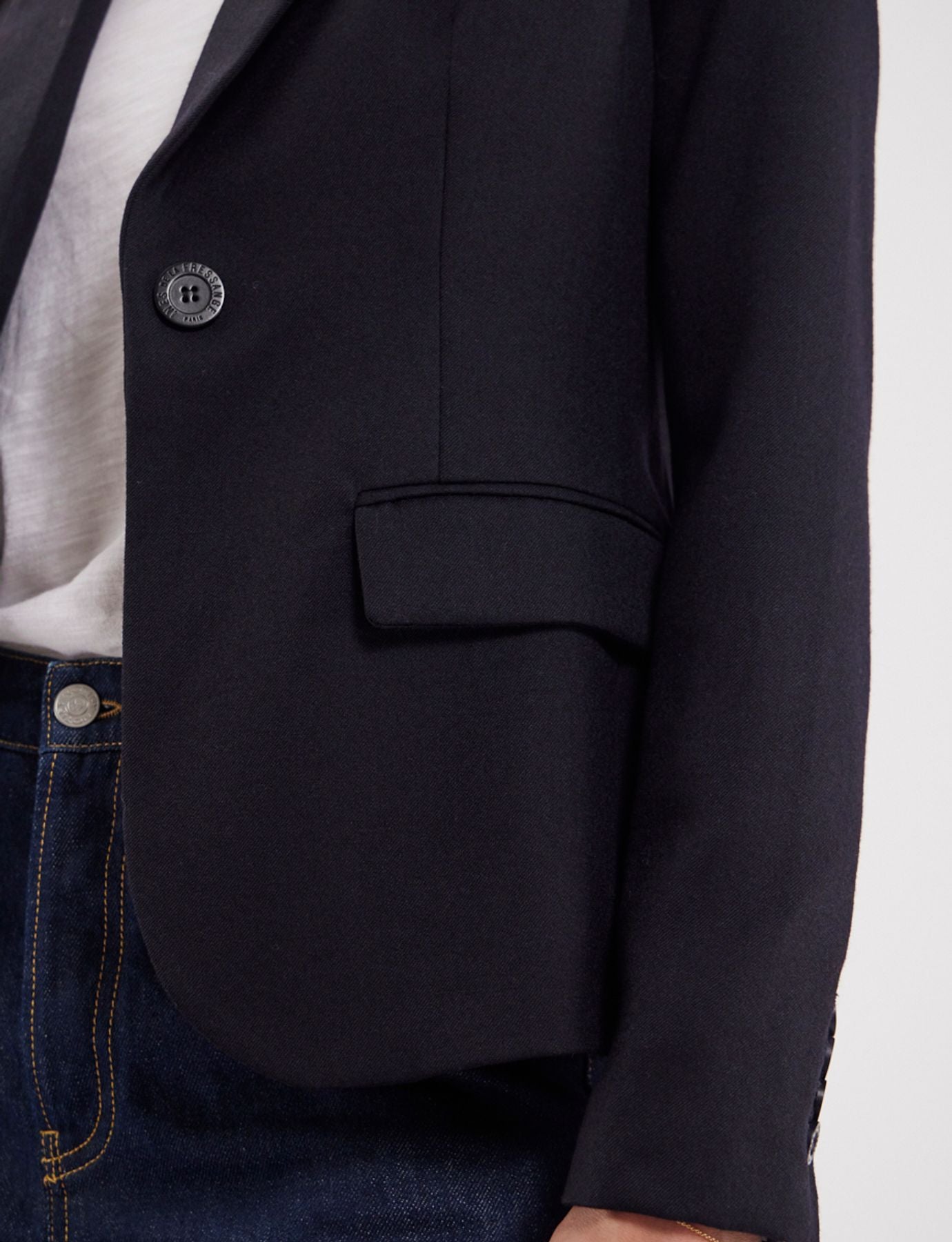 Nicoletta navy blue jacket ALREADY ONLINE